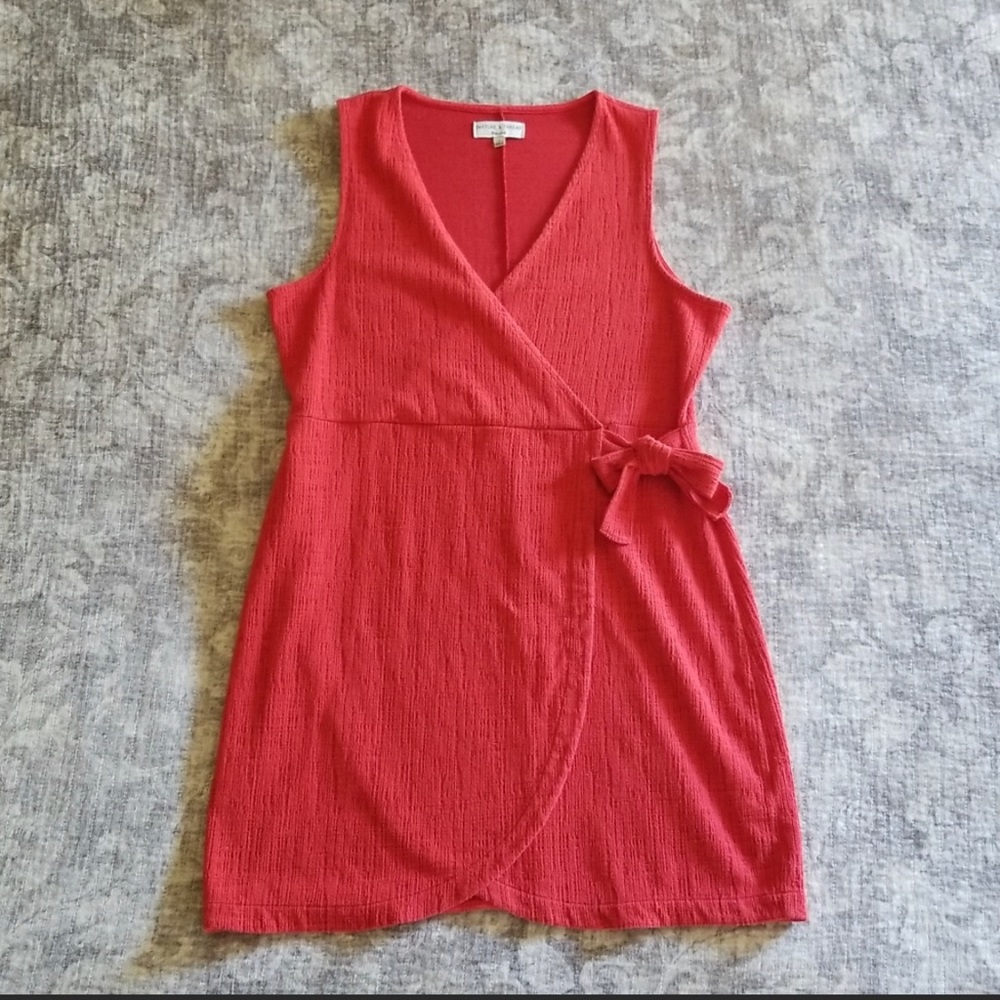 Texture & Thread Madewell Wrap Side-Tie Sleeveless Dress size Large